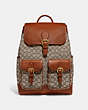 Frankie Backpack In Signature Textile Jacquard