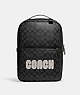 Westway Backpack In Colorblock Signature Canvas With Coach Patch