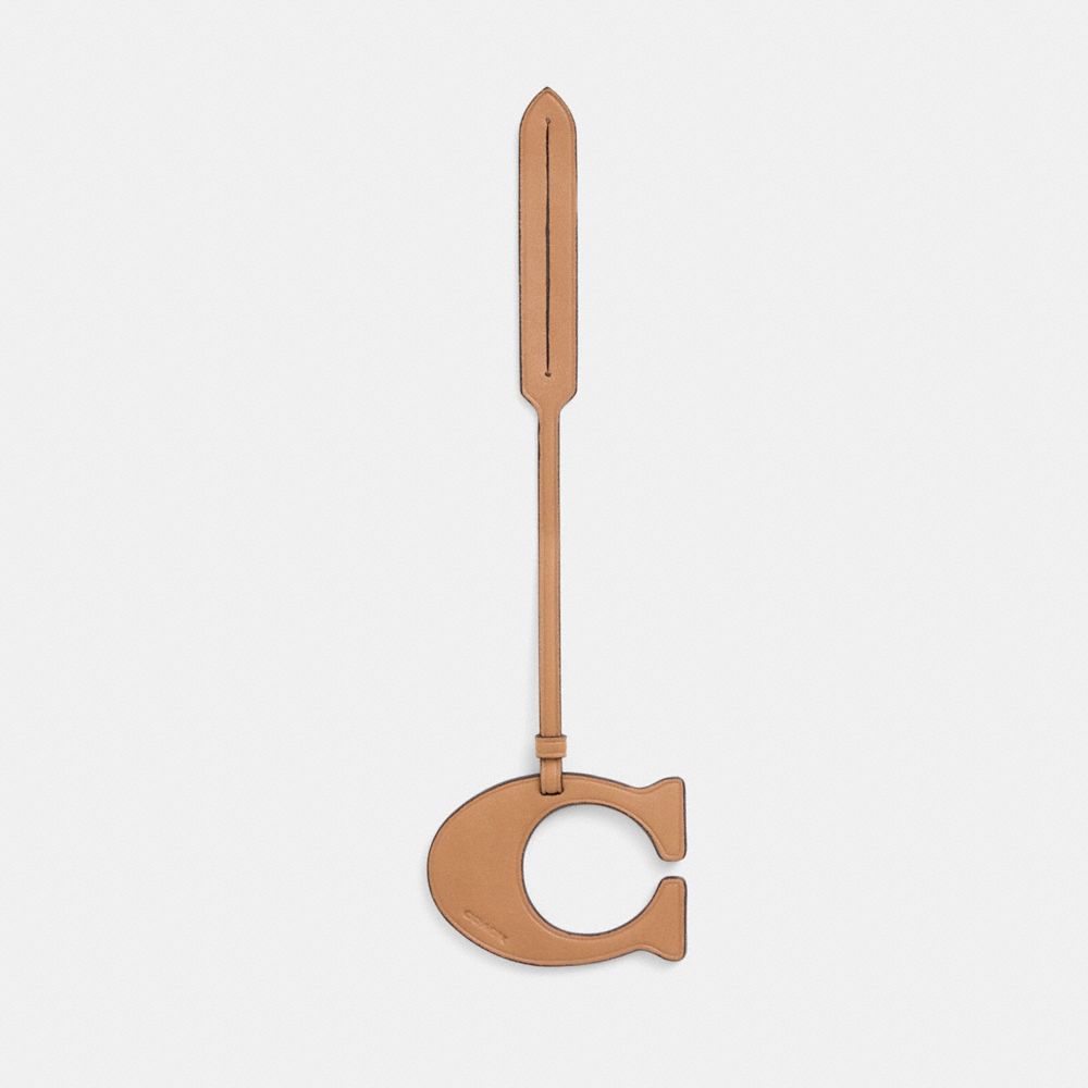 Shop Coach Remade Signature Bag Charm In Nude Multi