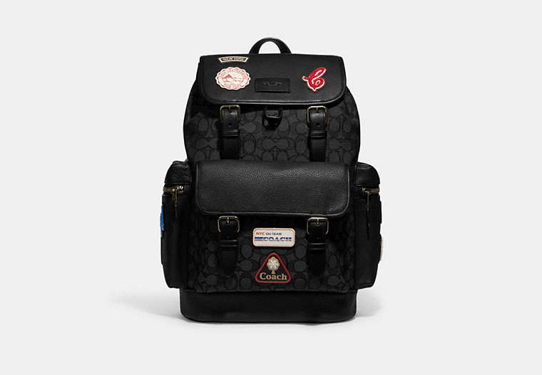 Sprint Backpack In Signature Jacquard With Ski Patches
