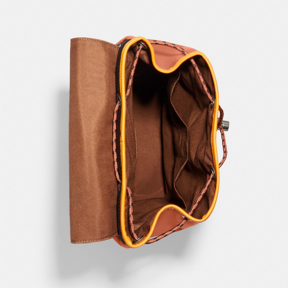 Track Backpack With Quilting And Coach Stamp
