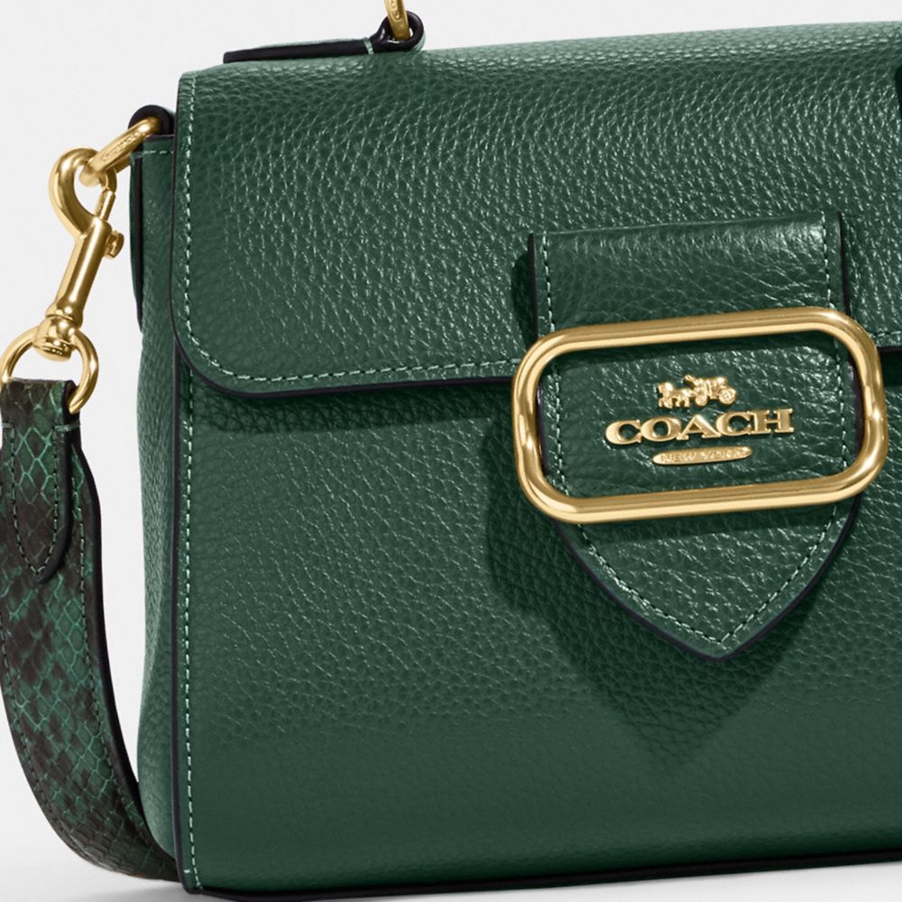 新作 COACH ミニ ショルダーバッグ モーガン スクエアクロス