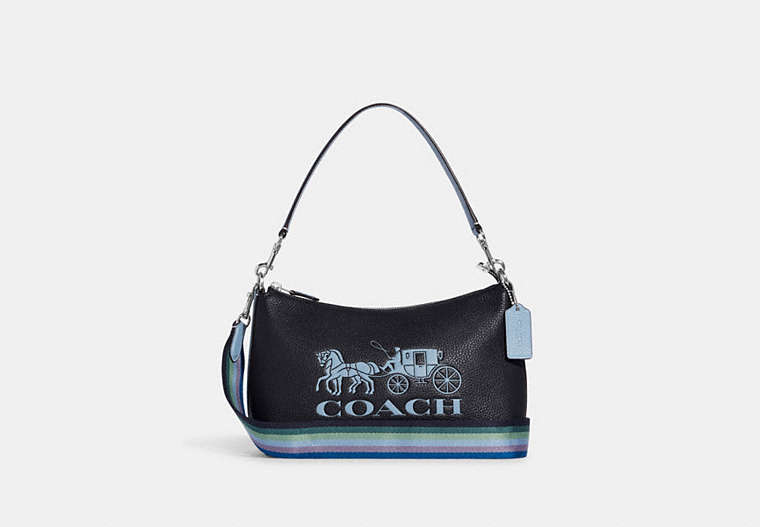 Clara Shoulder Bag With Horse And Carriage