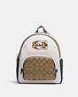 Court Backpack With Signature Canvas Detail And Coach Stamp
