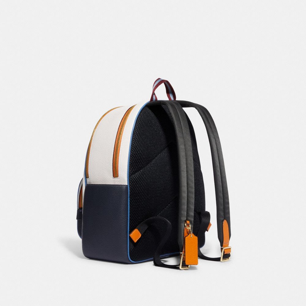 Court Backpack With Signature Canvas Detail And Coach Stamp
