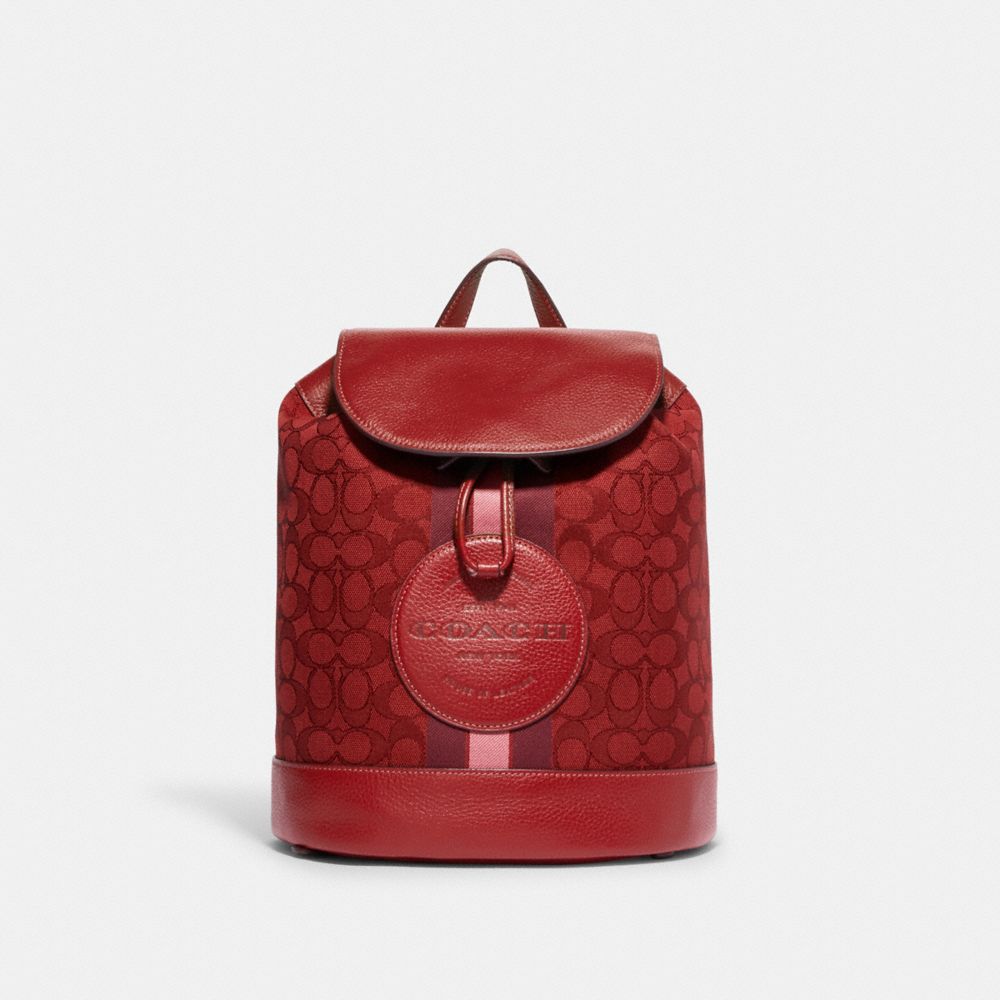 COACH® Dempsey Drawstring Backpack In Signature Jacquard With Stripe