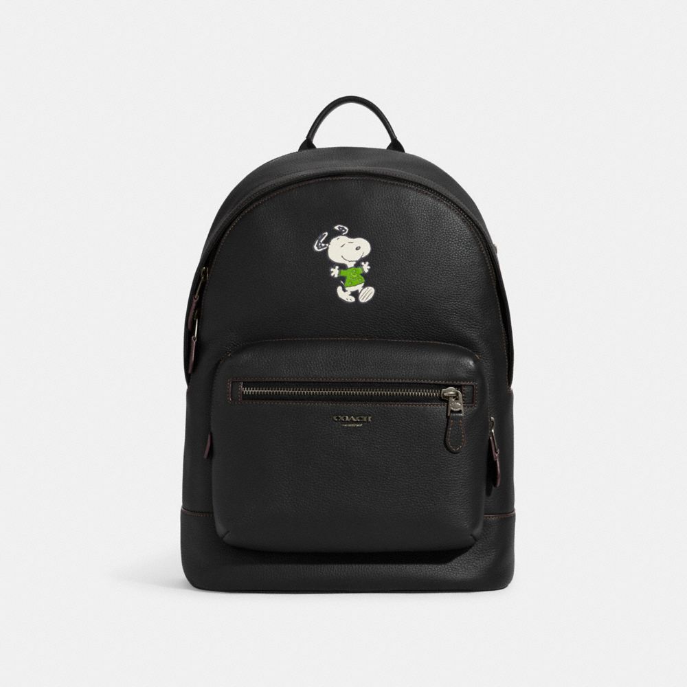 COACH® | Coach X Peanuts West Backpack With Snoopy Motif