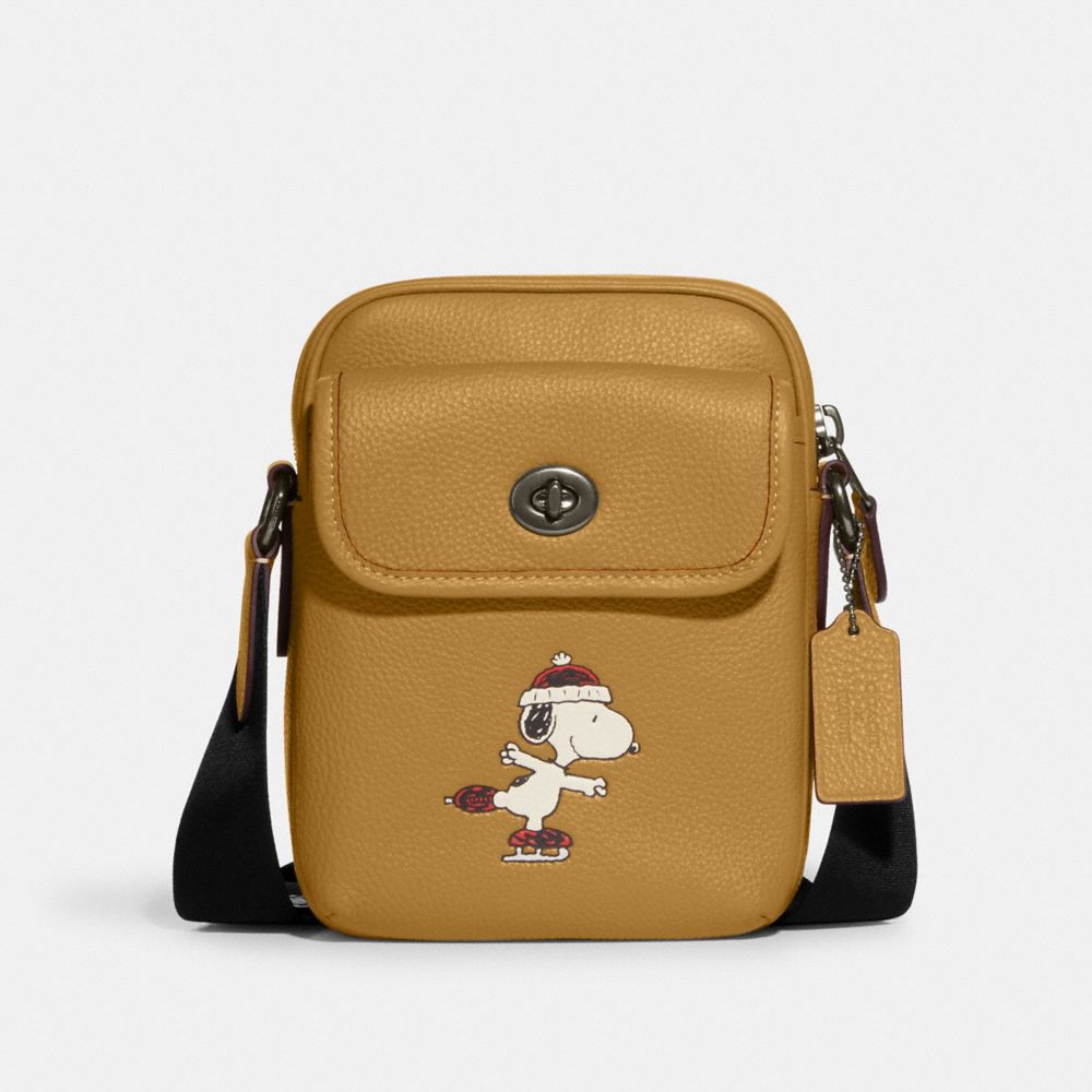 ポスターフレーム COACH X PEANUTS ヘリテージクロスボディ スヌーピー