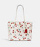 Mollie Tote With Heart Cherry Print