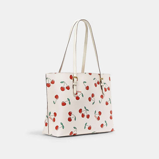 COACH® | Mollie Tote With Heart Cherry Print
