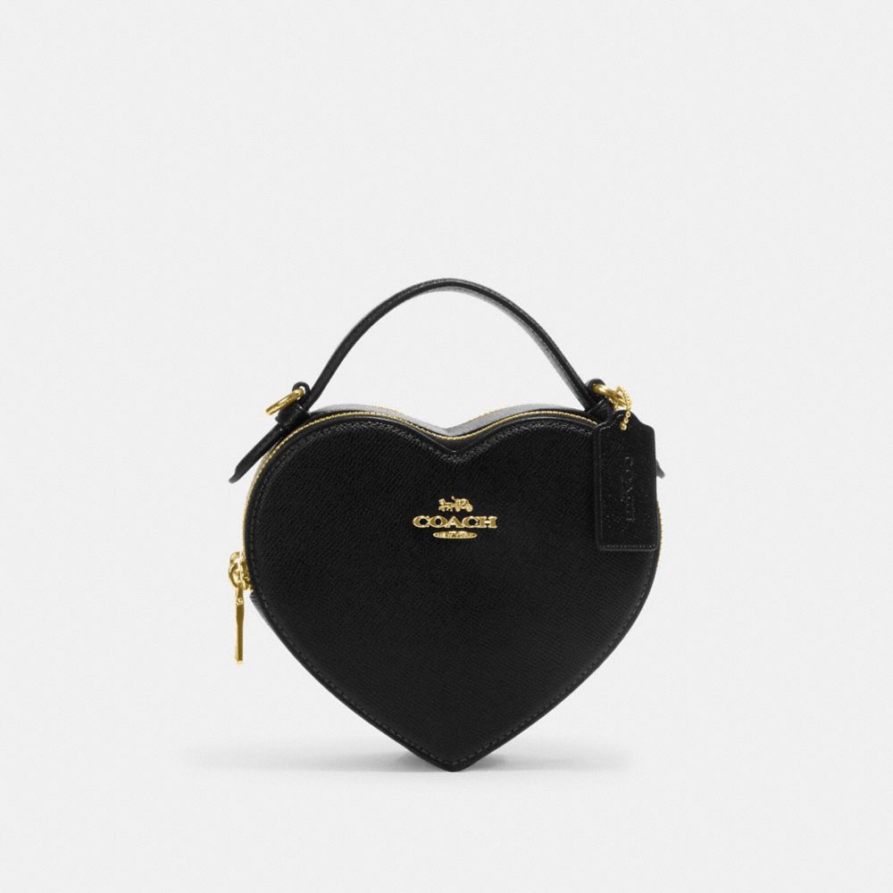 Introducir 80+ imagen coach heart purse black