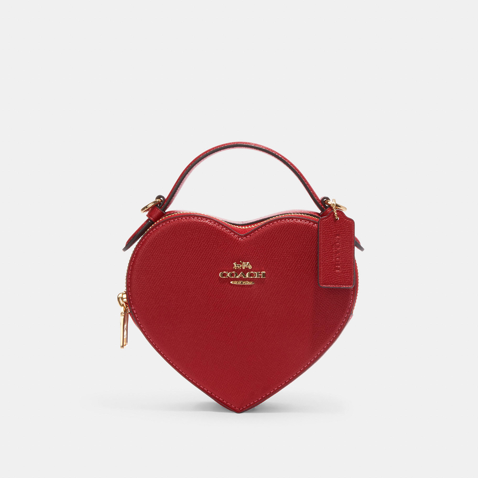 Coach Outlet Heart Crossbody - Red