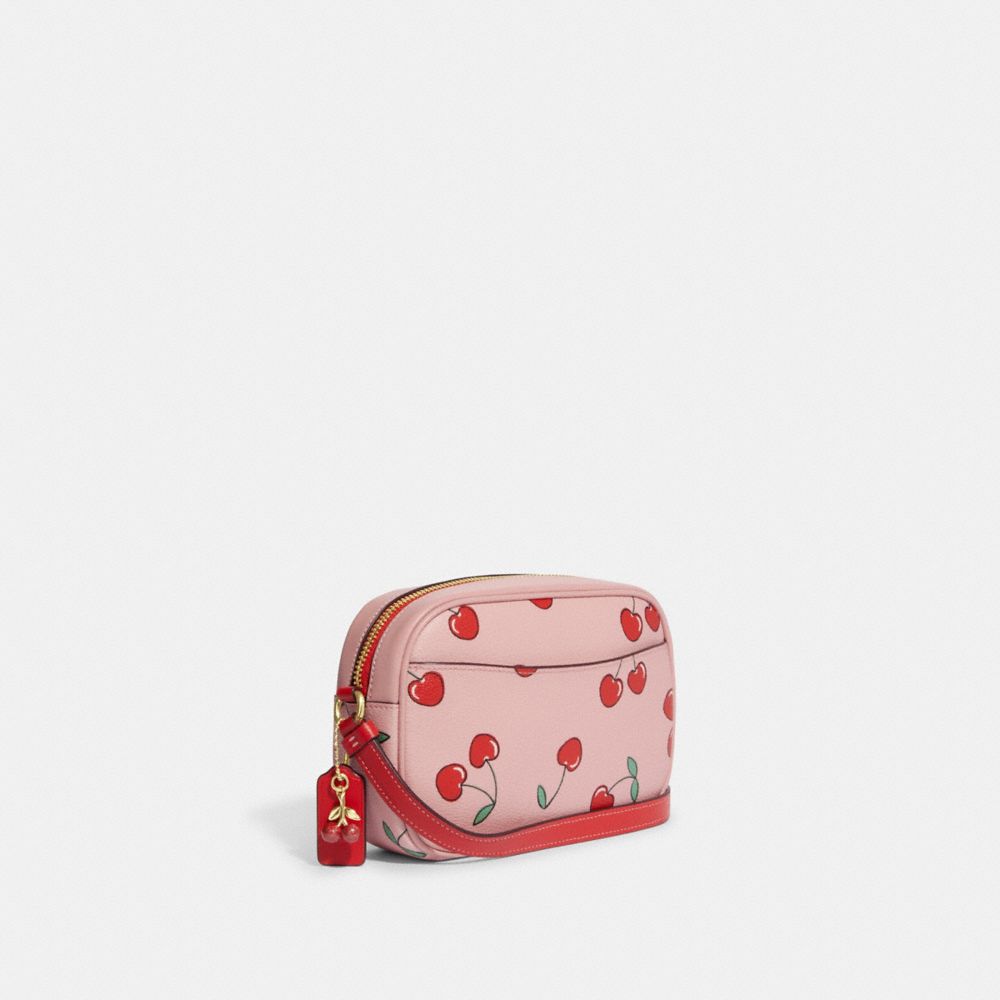 COACH® | Mini Jamie Camera Bag With Heart Cherry Print