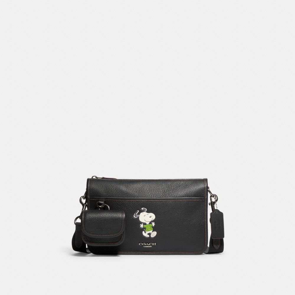 COACH® | Coach X Peanuts Heritage Convertible Crossbody With Snoopy Motif