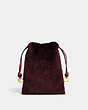 Drawstring Pouch In Shearling