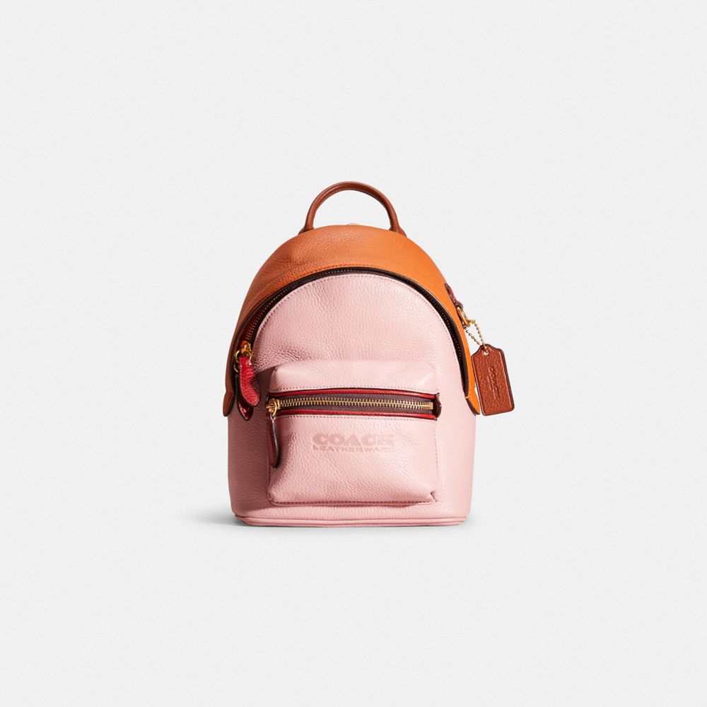 Coach Charter 18 selling colorblock backpack Bag