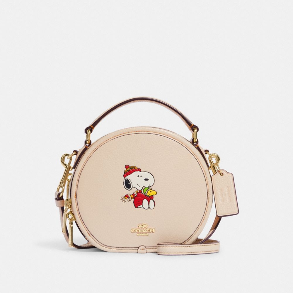 COACH® | Coach X Peanuts Canteen Crossbody With Snoopy Cuddle Motif