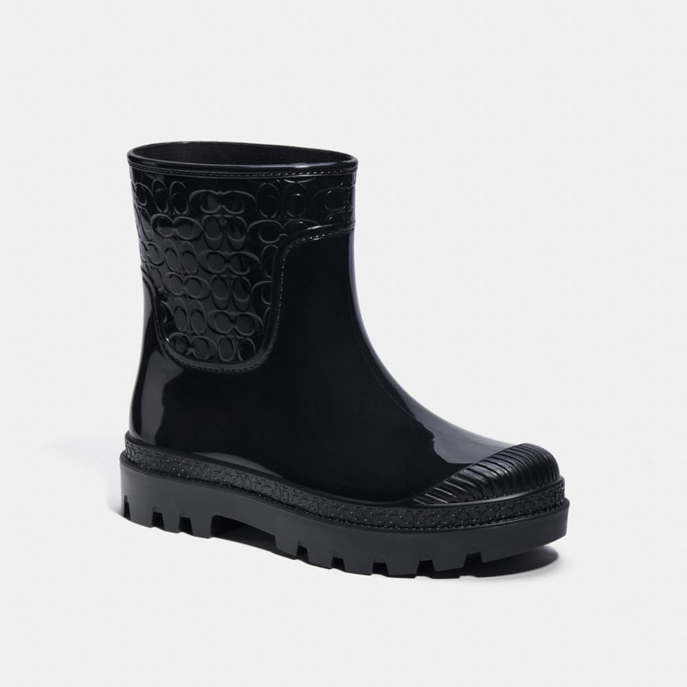 Coach Millie Rain Bootie In Black