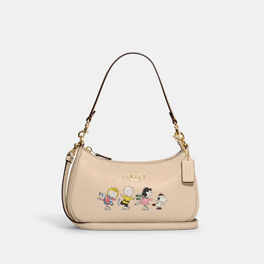 COACH® | Coach X Peanuts Teri Shoulder Bag With Snoopy And Friends