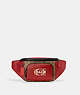 Track Belt Bag In Colorblock Signature Canvas With Coach Stamp