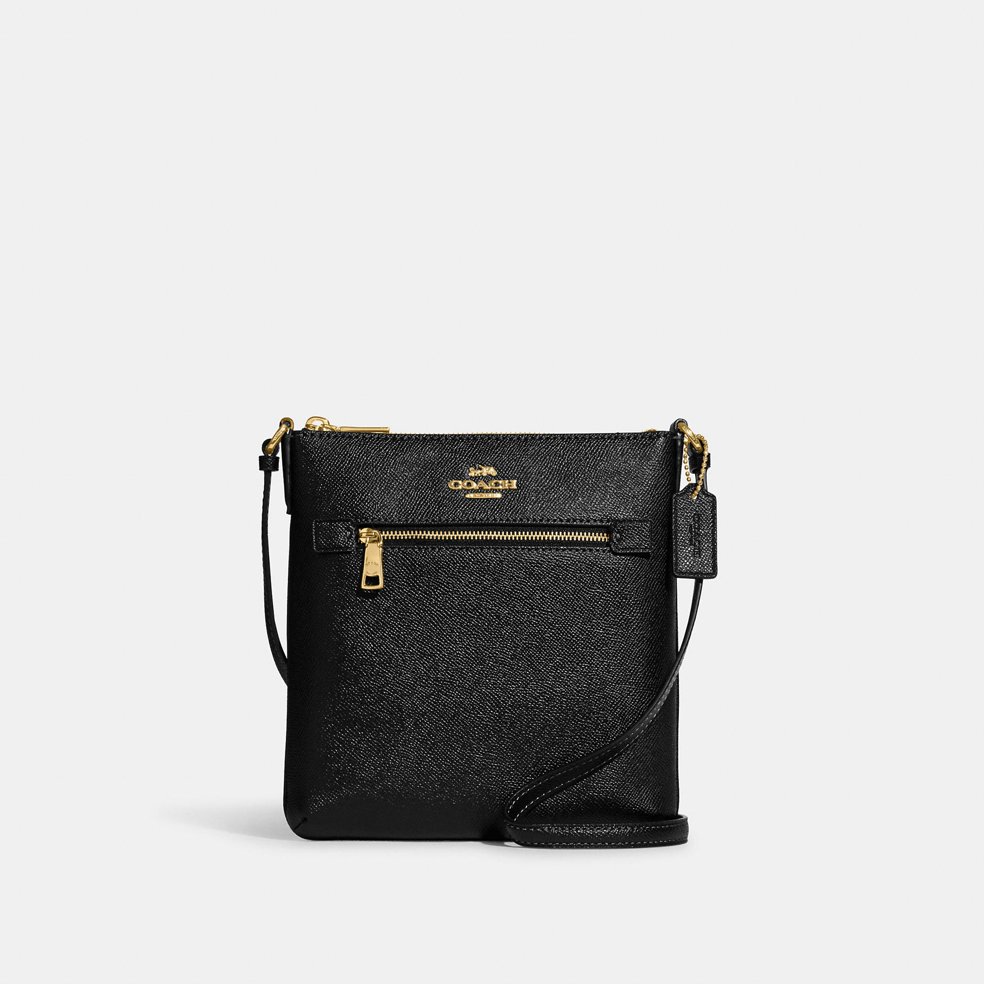 Shop Coach Outlet Mini Rowan File Bag In Black