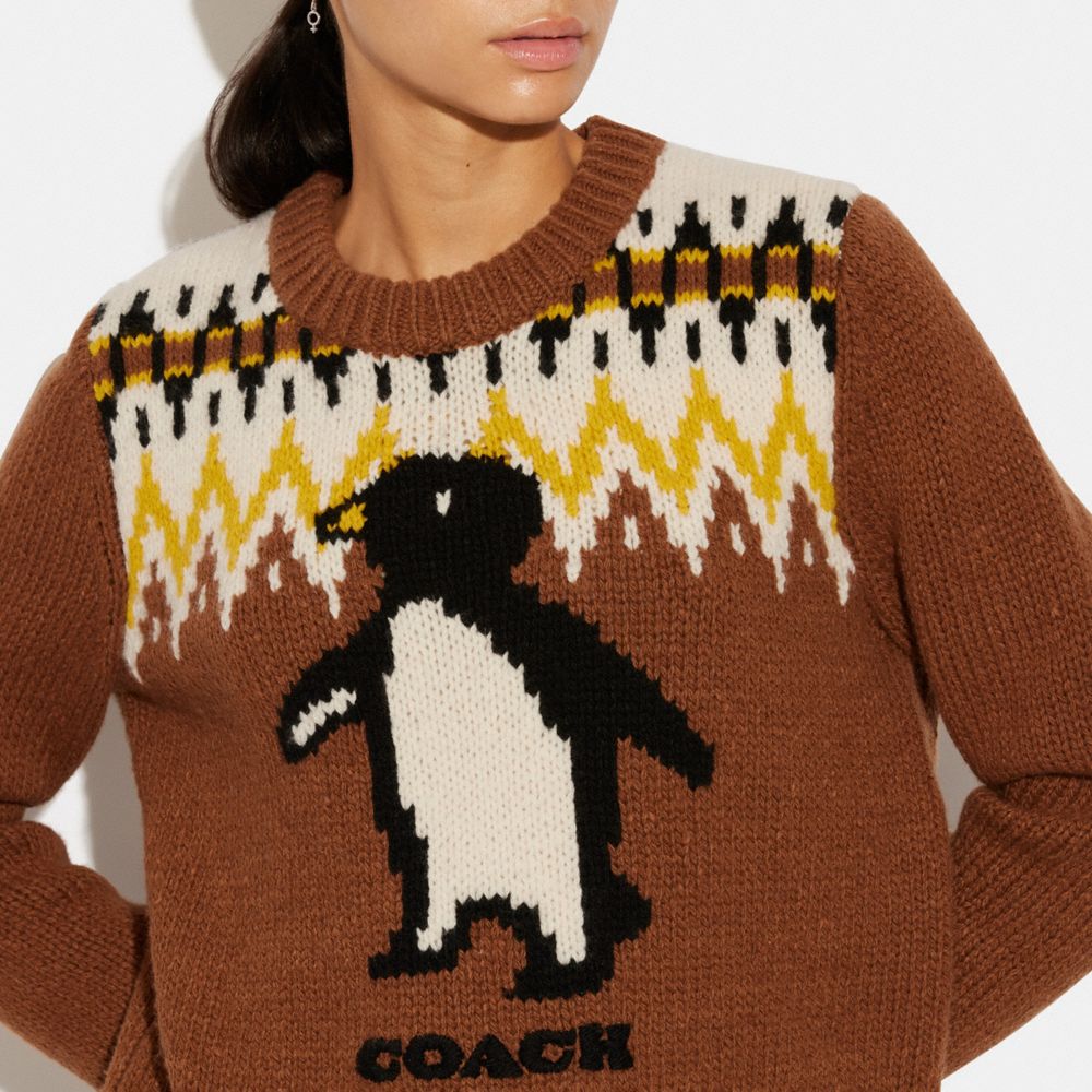 COACH® | Intarsia Ski Sweater