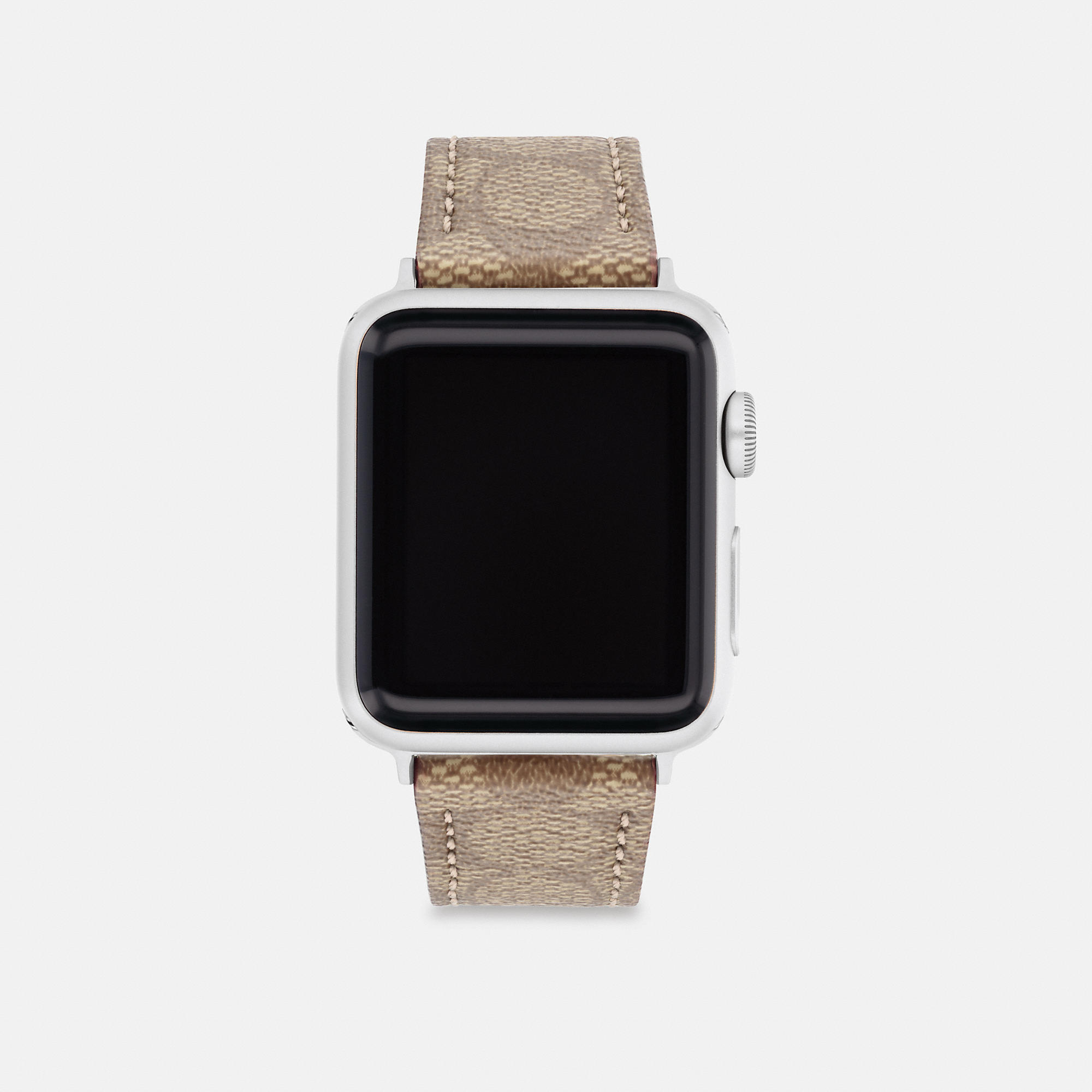 Coach Outlet Apple Watch® Strap, 38 Mm And 40 Mm In Silver