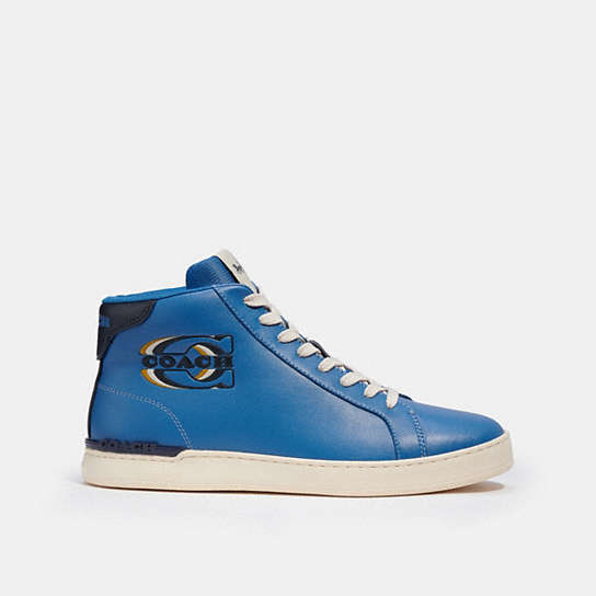 invade Raincoat Clean the bedroom COACH® | Clip High Top Sneaker With Retro Signature