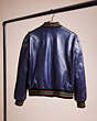 Upcrafted Shrunken Leather Varsity Jacket