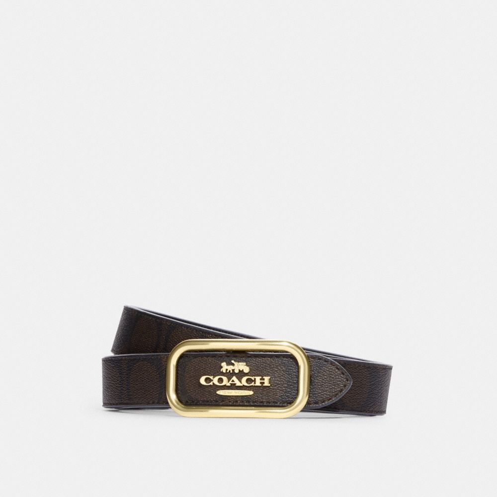 COACH® | Morgan Rectangle Buckle Belt, 25 Mm