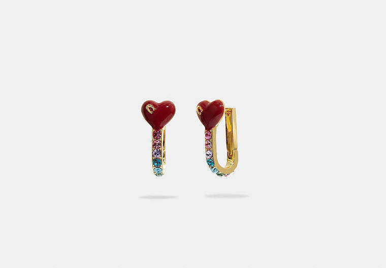 Heart Mini Hoop Earrings