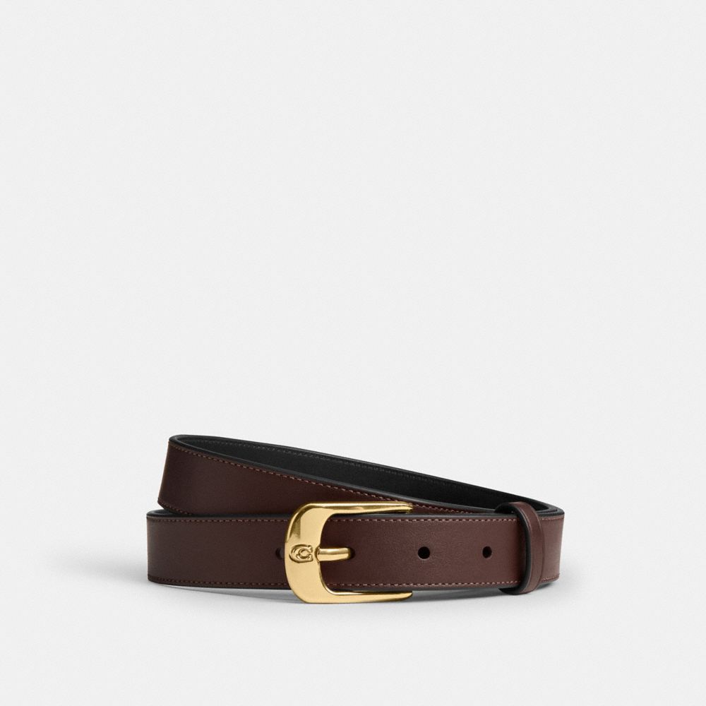 COACH®,C Harness Buckle Belt, 25 Mm,,Front View