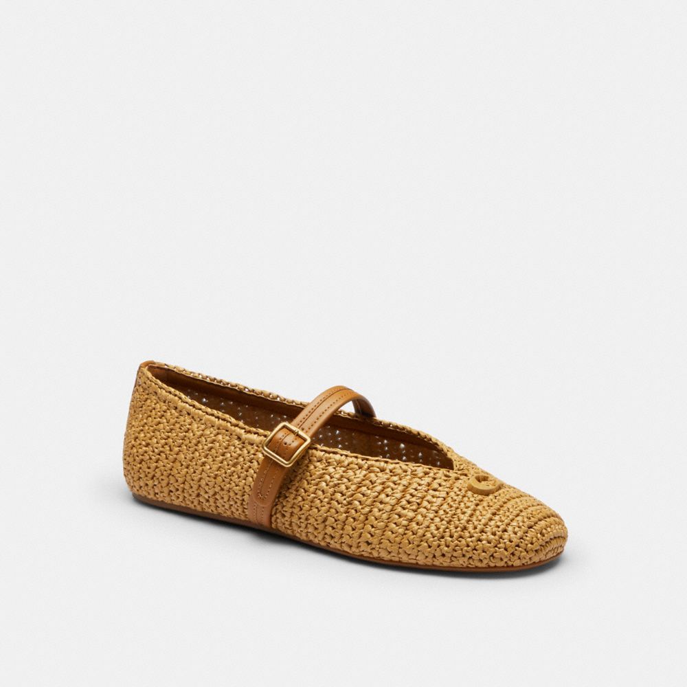 COACH®,Sculpted C Soft Mary Jane,,Front View