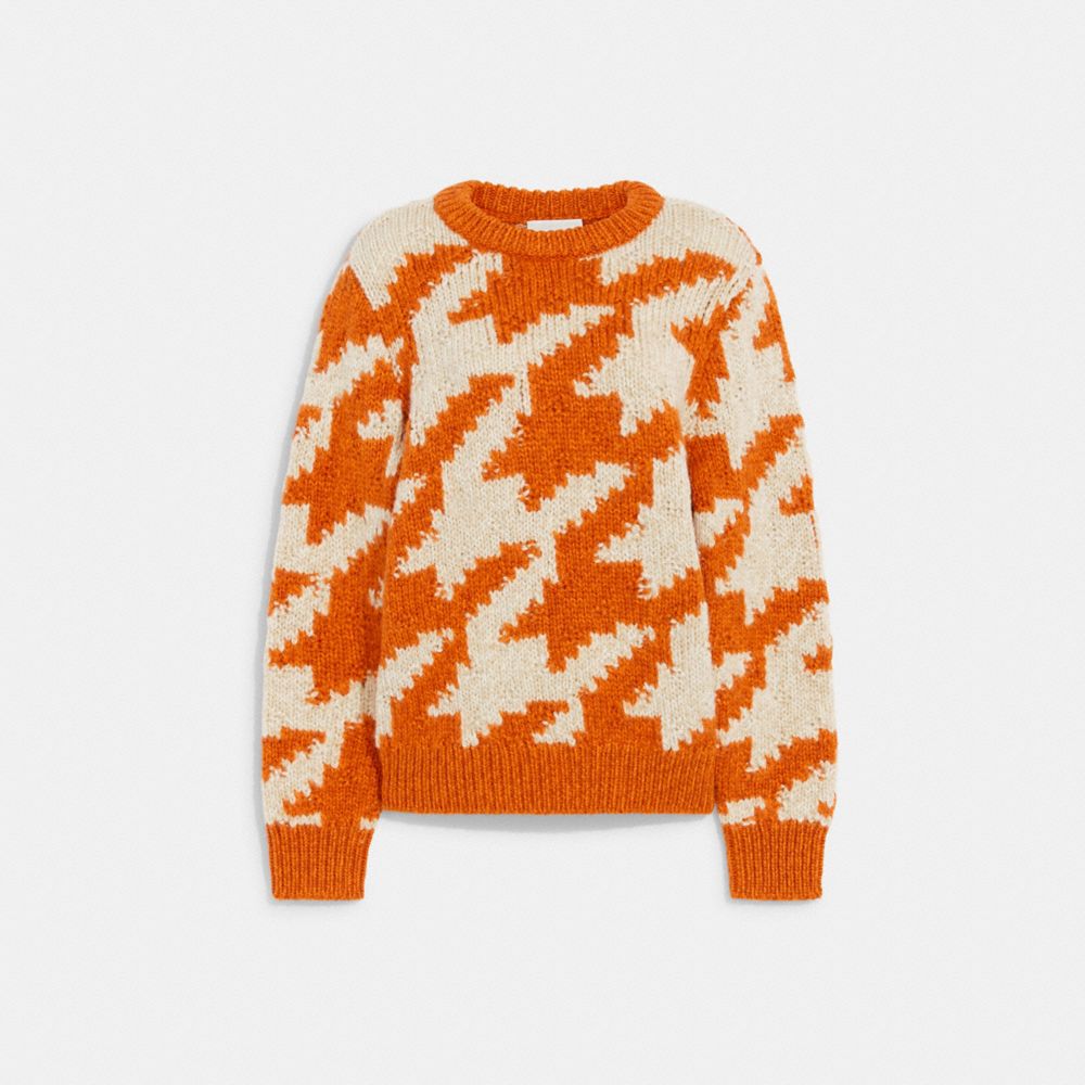 COACH® | Houndstooth Sweater