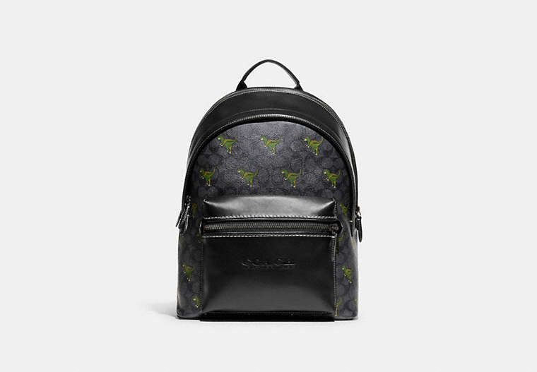 Charter Backpack In Signature Canvas With Rexy Print