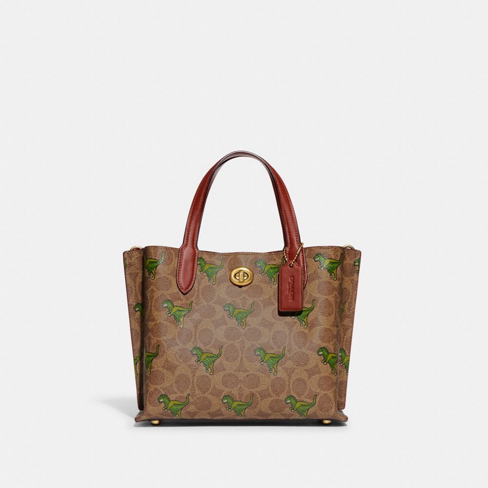 Willow Tote 24 In Signature Canvas With Rexy Print