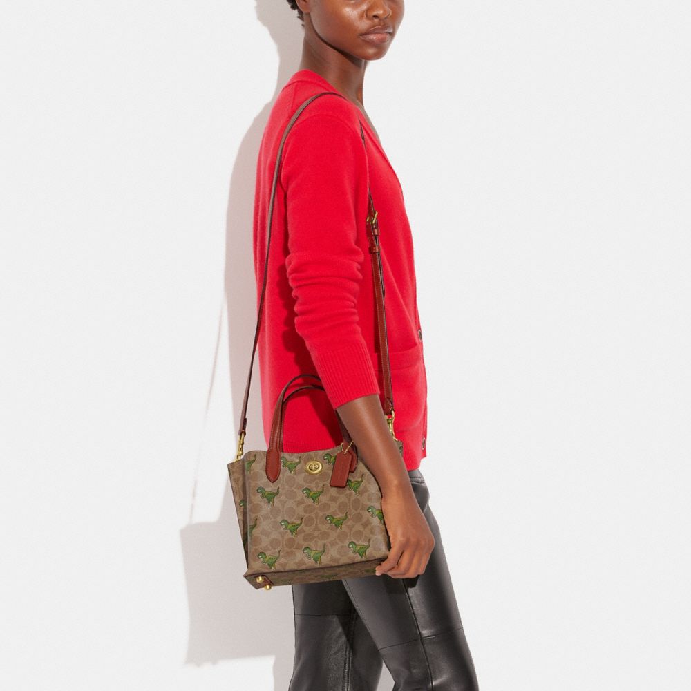 COACH®: Willow Tote 24 In Signature Canvas With Rexy Print