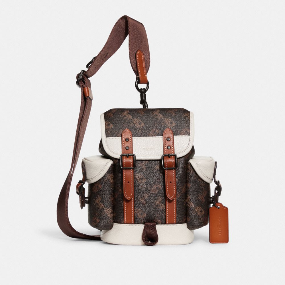 Hitch Backpack 13 With Horse And Carriage Print COACH®