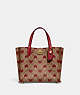 Willow Tote 24 In Signature Canvas With Heart Print
