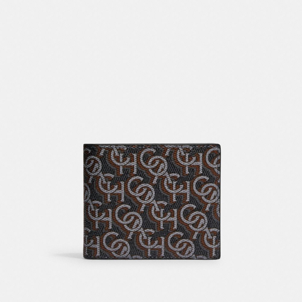 3 In 1 Wallet With Coach Monogram Print