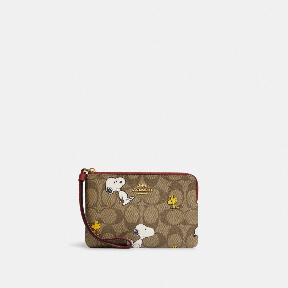 COACH×PEANUTS コーナージップ リストレット・シグネチャー suchada