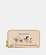 COACH® | Coach X Peanuts Long Zip Around Wallet With Snoopy And Friends  Motif