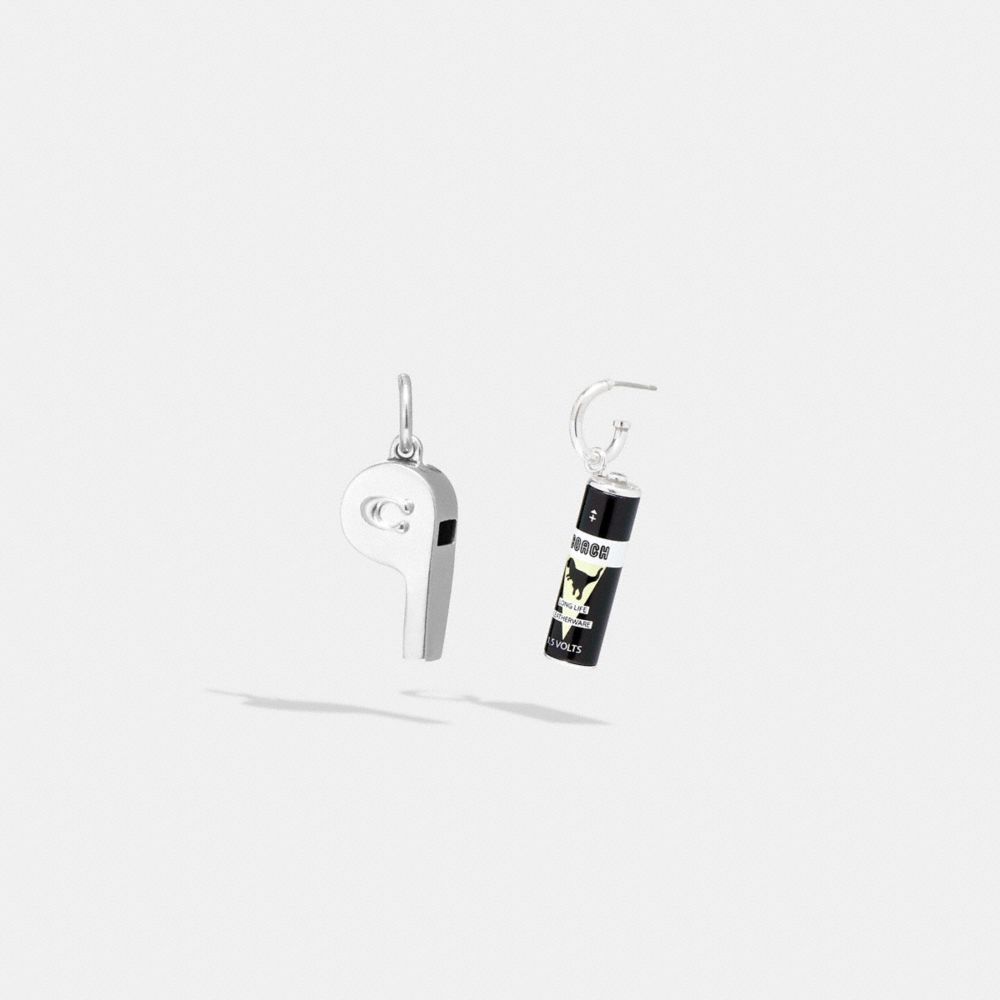Whistle Battery Mismatch Earrings