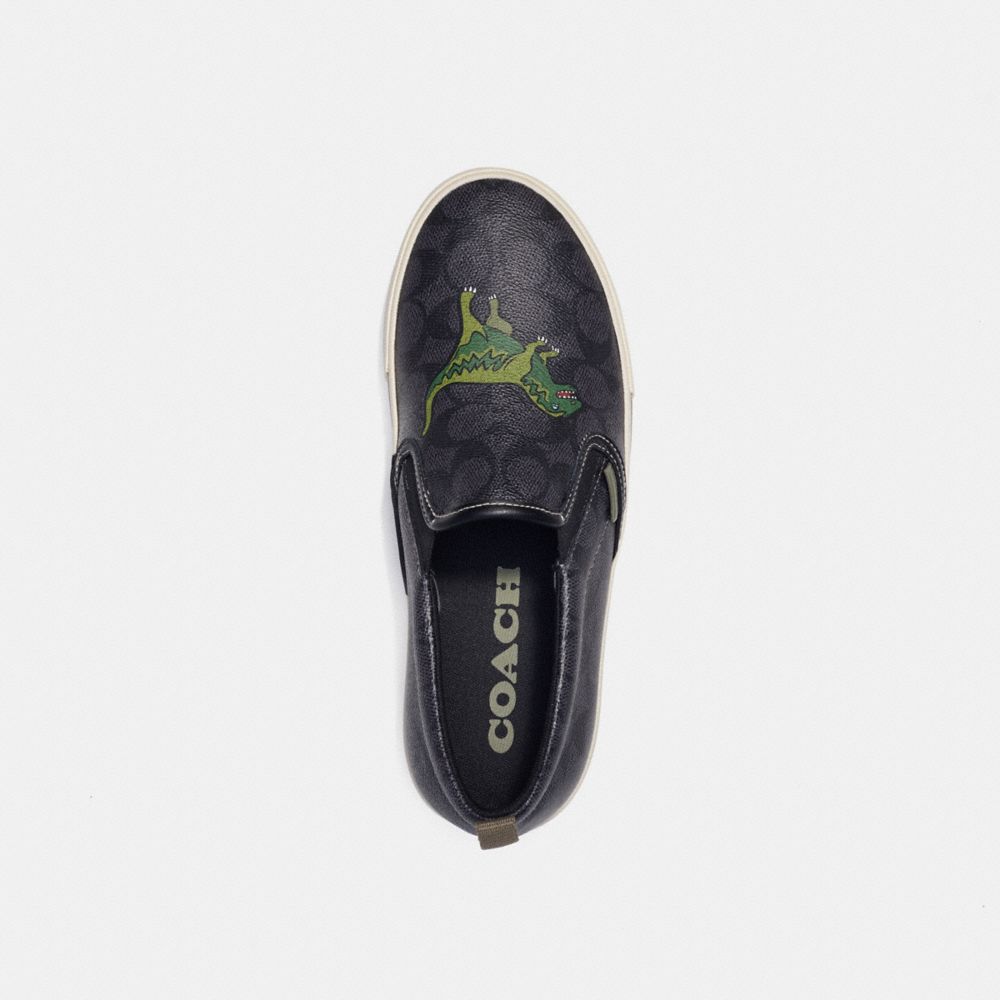 Skate Slip On Sneaker In Signature Canvas With Rexy | COACH®