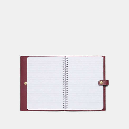 COACH® | Notebook In Signature Canvas With Jumbo Floral Print