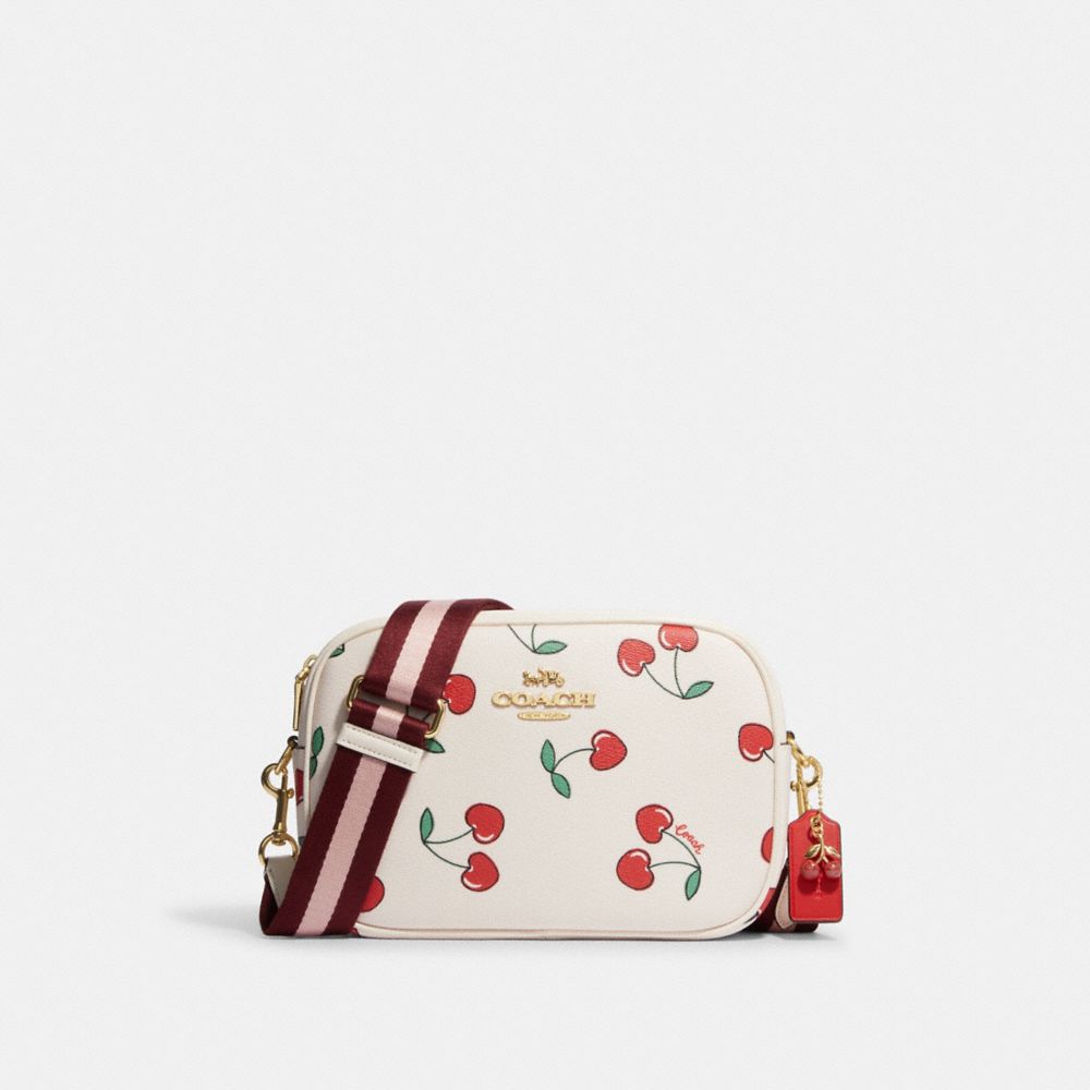 COACH® | Jamie Camera Bag With Heart Cherry Print