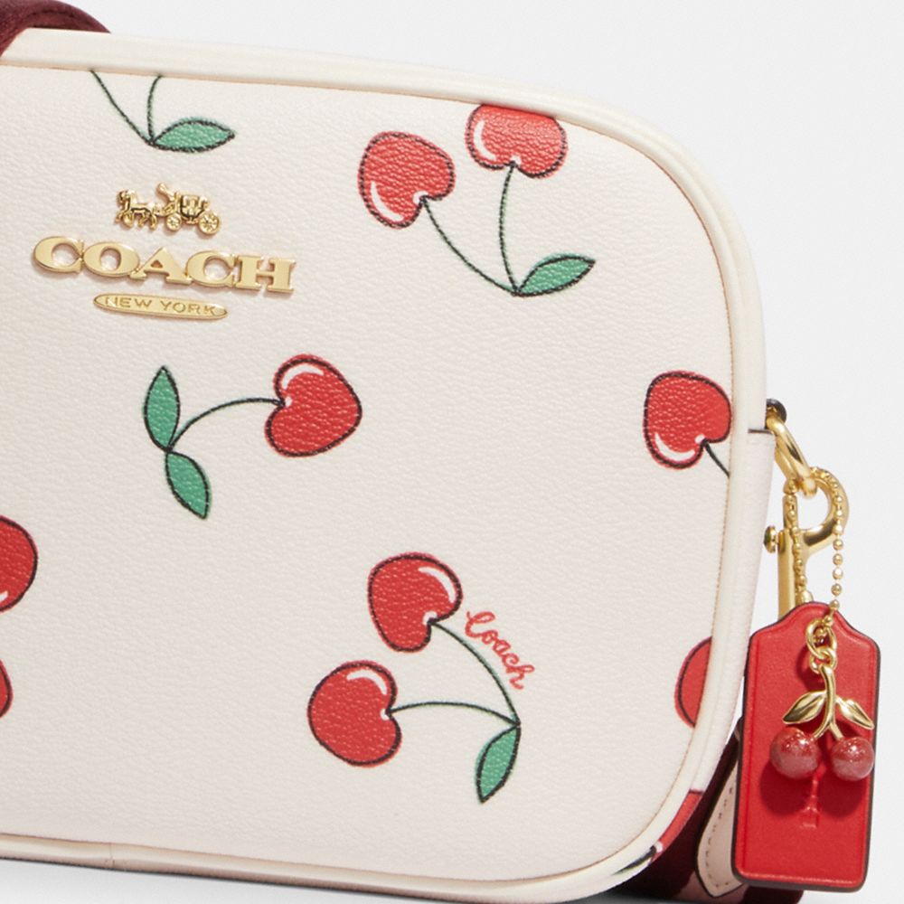 COACH® | Jamie Camera Bag With Heart Cherry Print