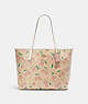 City Tote In Signature Canvas With Heart Cherry Print