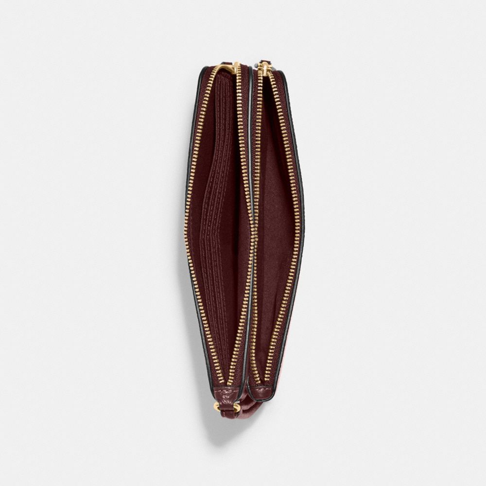 Portefeuille à double zip