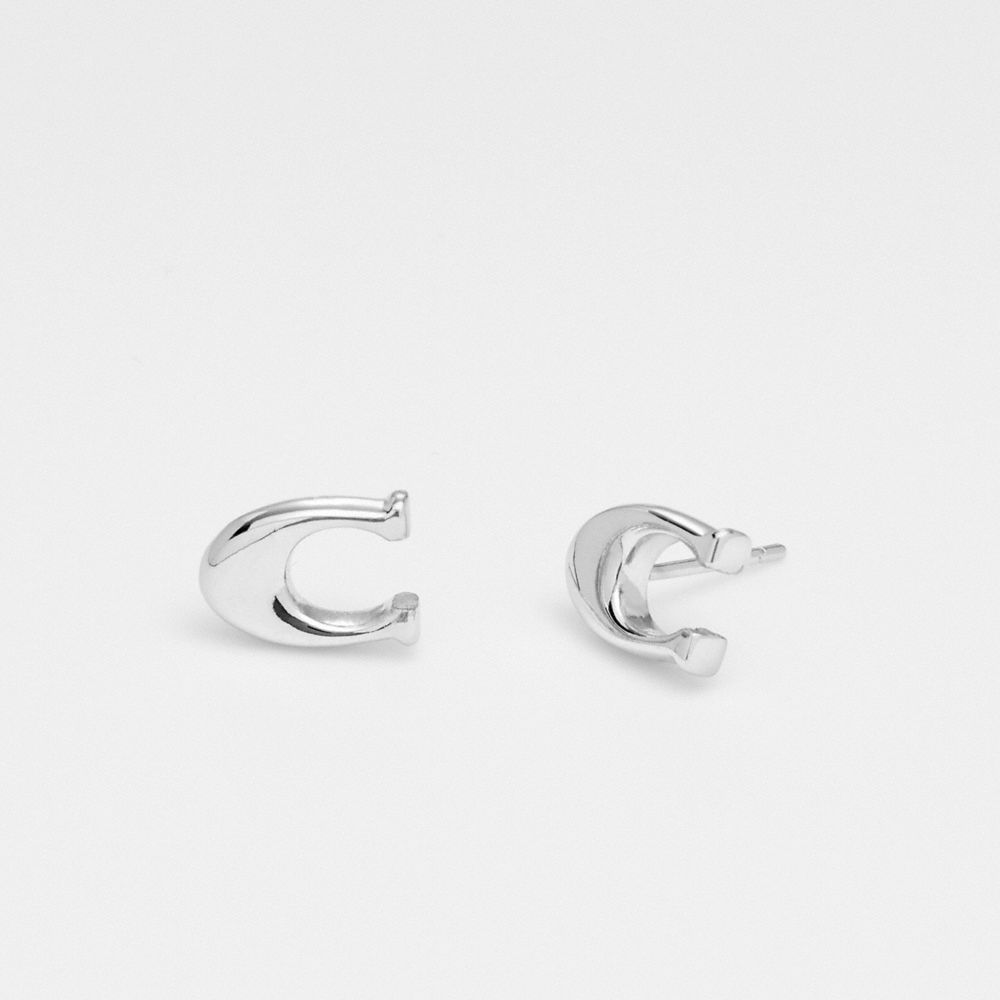 Signature Stud Earrings COACH®